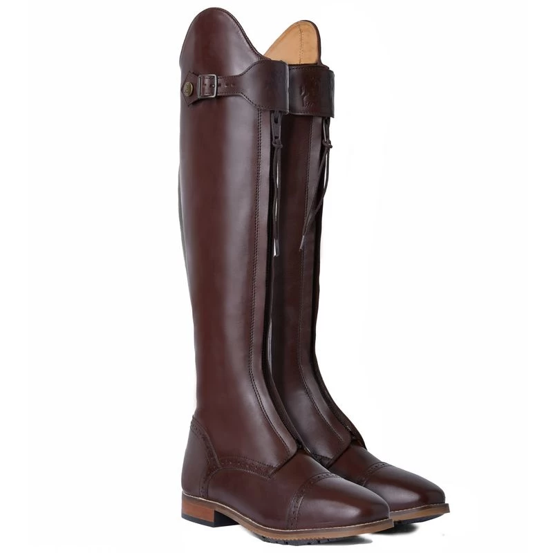 B Vertigo Canopus Front Zip Tall Boots - Dark Brown 3 B Vertigo Canopus Front Zip Tall Boots - Dark Brown