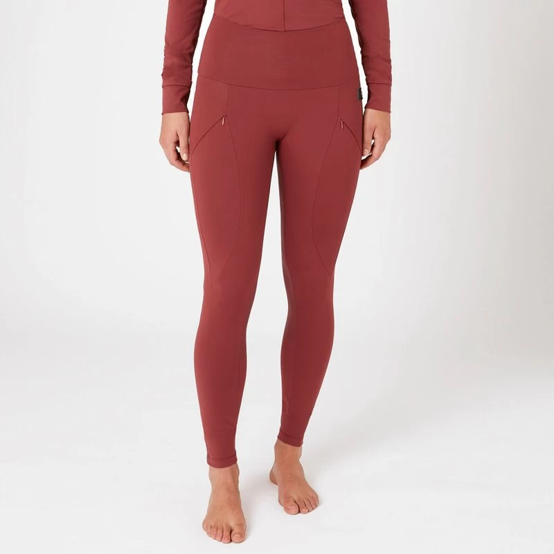 Horze Women's Raquel Full Seat Tights - Merlot 6 Horze Women's Raquel Full Seat Tights - Merlot - Image 4