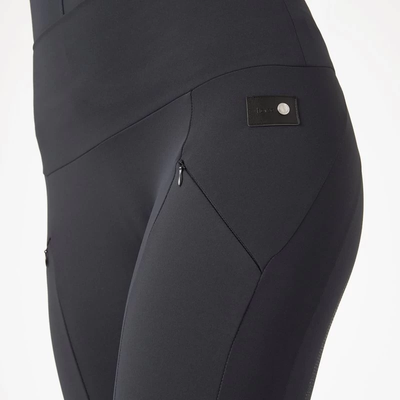 Horze Women's Raquel Full Seat Tights - Dark Navy 4 Horze Women's Raquel Full Seat Tights - Dark Navy - Image 2