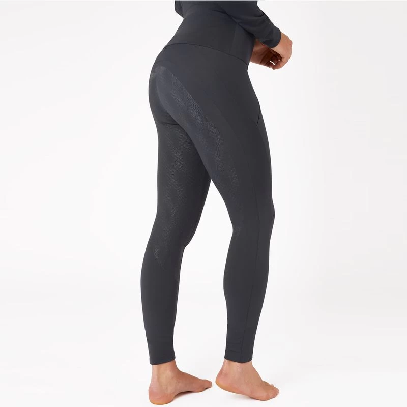 Horze Women's Raquel Full Seat Tights - Dark Navy 5 Horze Women's Raquel Full Seat Tights - Dark Navy - Image 3