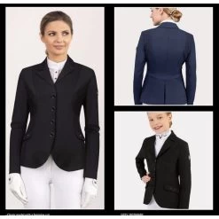 Fair Play Women's Loriana Show Jacket - Black -Equestrian Supply Store 593448 800 800