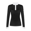Fair Play Women's Meredith Half Turtleneck Long Sleeve Competition Shirt - Black 2 Fair Play Women's Meredith Half Turtleneck Long Sleeve Competition Shirt - Black -Equestrian Supply Store 594223 800 800