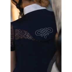 Fair Play Women's Cecile Short Sleeve Competition Shirt - Black -Equestrian Supply Store 594641 800 800