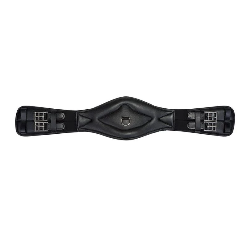 Flex Rider Comfort Leather Dressage Girth - Black 3 Flex Rider Comfort Leather Dressage Girth - Black