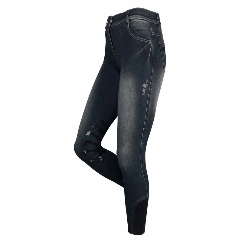 Fair Play Women's Sue Full Seat Breeches - Black 3 Fair Play Women's Sue Full Seat Breeches - Black