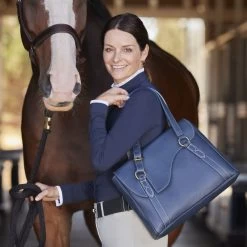 Oughton Paddock Lux Shoulder Bag - Iconic Navy -Equestrian Supply Store 603711 800 800