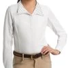 Romfh Kids' Classic Long Sleeve Show Shirt - White/Light Grey Logo -Equestrian Supply Store 615355 800 800