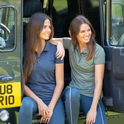 Shires Aubrion Women's Poise Tech Polo - Navy -Equestrian Supply Store 618498 800 800