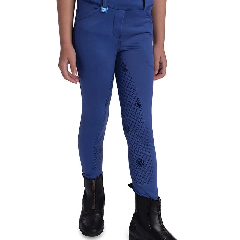 Romfh Kids' Scarlett Full Grip Pull On Tights - Dutch Blue 3 Romfh Kids' Scarlett Full Grip Pull On Tights - Dutch Blue