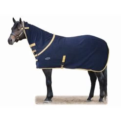 Western Rawhide Country Legend Contour Cooler Rug W/High Neck - Navy