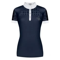 Fair Play Women's Aiko Short Sleeve Competition Shirt - Navy