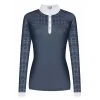 Fair Play Women's Aiko Long Sleeve Competition Shirt - Steel Blue 2 Fair Play Women's Aiko Long Sleeve Competition Shirt - Steel Blue -Equestrian Supply Store 655660 800 800
