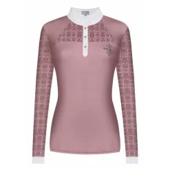 Fair Play Women's Aiko Long Sleeve Competition Shirt - Dusty Pink