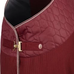 Horze Kenya Soft Neck Waffle Cooler Blanket - Rhubarb Dark Red 8 Horze Kenya Soft Neck Waffle Cooler Blanket - Rhubarb Dark Red -Equestrian Supply Store 659748 800 800