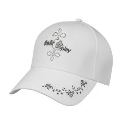 Fair Play Antila Fleur Baseball Cap - White
