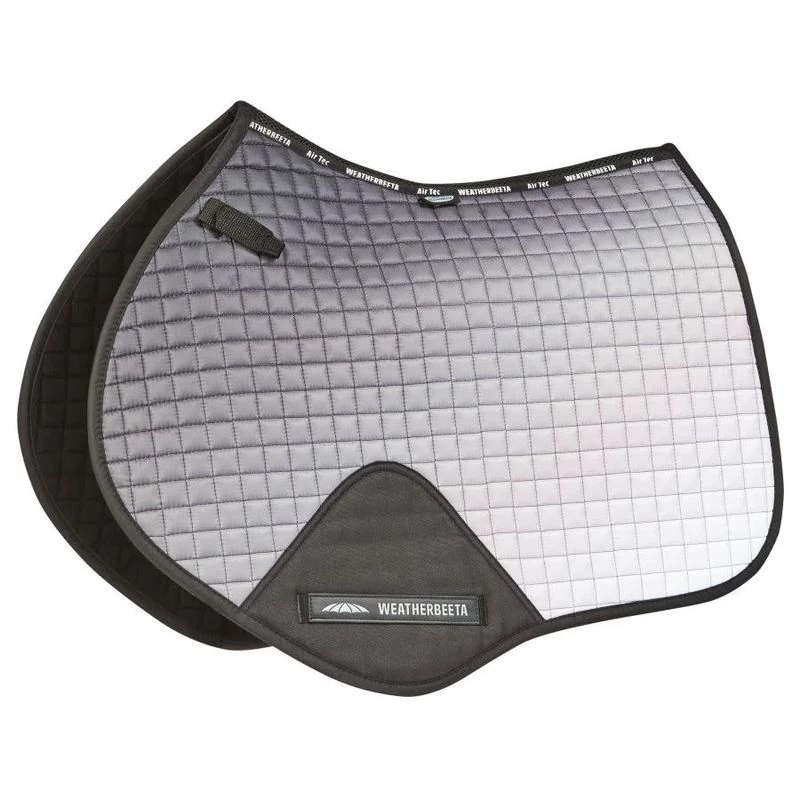 Weatherbeeta Prime Ombre Jump Shaped Saddle Pad - Grey 3 Weatherbeeta Prime Ombre Jump Shaped Saddle Pad - Grey