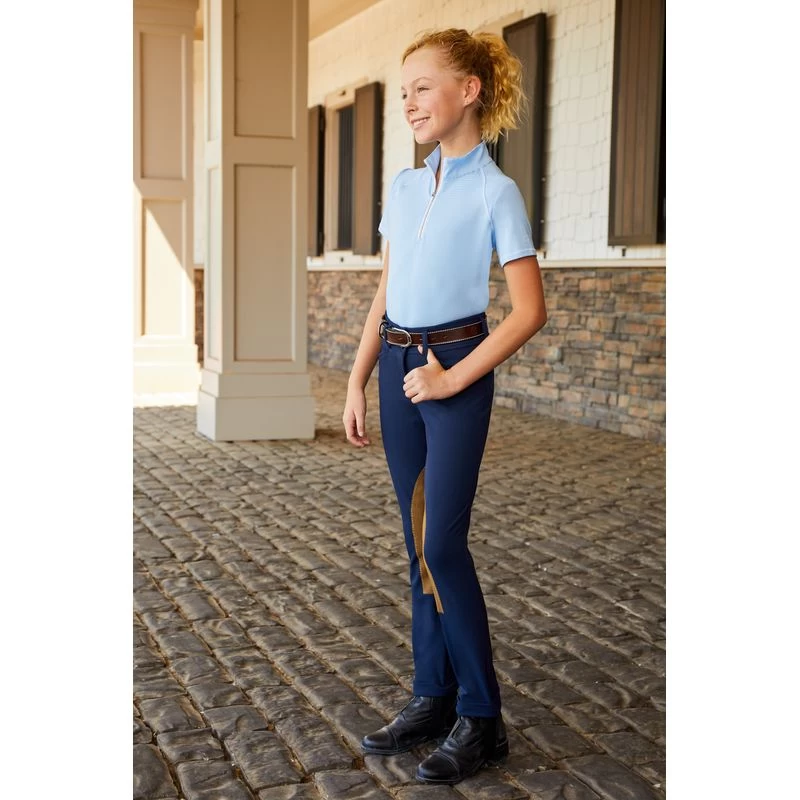 RJ Classics Kids' Winnie Jr Short Sleeve Tech Shirt - Azure Blue Stripe 4 RJ Classics Kids' Winnie Jr Short Sleeve Tech Shirt - Azure Blue Stripe - Image 2