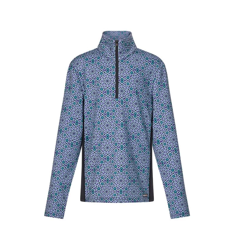 Kerrits Kids' Rail Side Quarter Zip Tech Top - Iris Starlight 3 Kerrits Kids' Rail Side Quarter Zip Tech Top - Iris Starlight