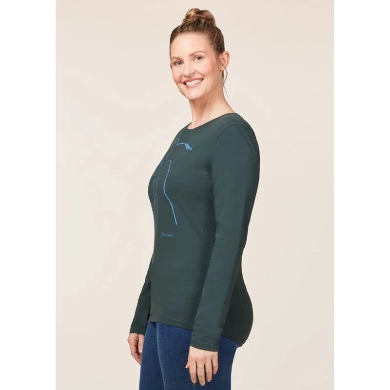 EQL Women's Held Long Sleeve T-Shirt - Hunter 5 EQL Women's Held Long Sleeve T-Shirt - Hunter - Image 3