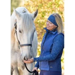 Kerrits Women's Full Motion Quilted Vest - True Blue -Equestrian Supply Store 682686 800 800