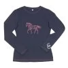 Equistar Kids' Long Sleeve Graphic Tee - Midnight 2 Equistar Kids' Long Sleeve Graphic Tee - Midnight -Equestrian Supply Store 686410 800 800