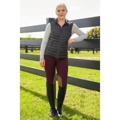 RJ Classics Women's Chloe Wind Defense Vest - Magnet Grey -Equestrian Supply Store 690833 800 800