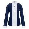 Fair Play Women's Claire Long Sleeve Competition Shirt - Navy/White -Equestrian Supply Store 692990 800 800