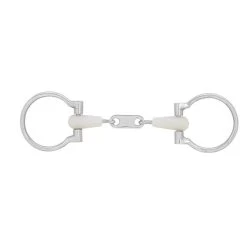 Happy Mouth Bits Western French Link D Ring - Stainless Steel
