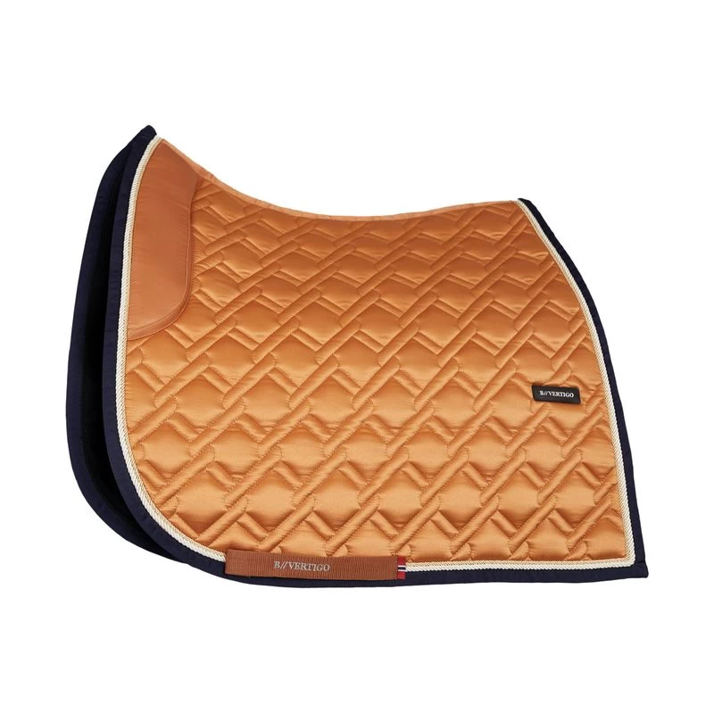 B Vertigo Evolve Dressage Pad W/Anti Slip Padding - Leather Brown 3 B Vertigo Evolve Dressage Pad W/Anti Slip Padding - Leather Brown