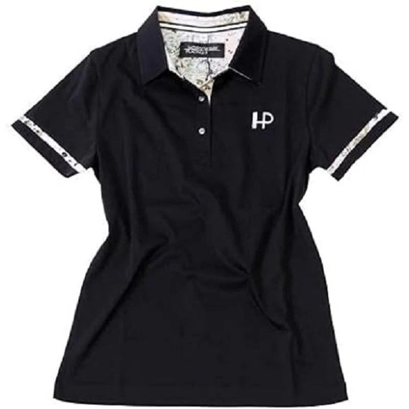 Horseware Women's Linda Short Sleeve Polo - Black 3 Horseware Women's Linda Short Sleeve Polo - Black